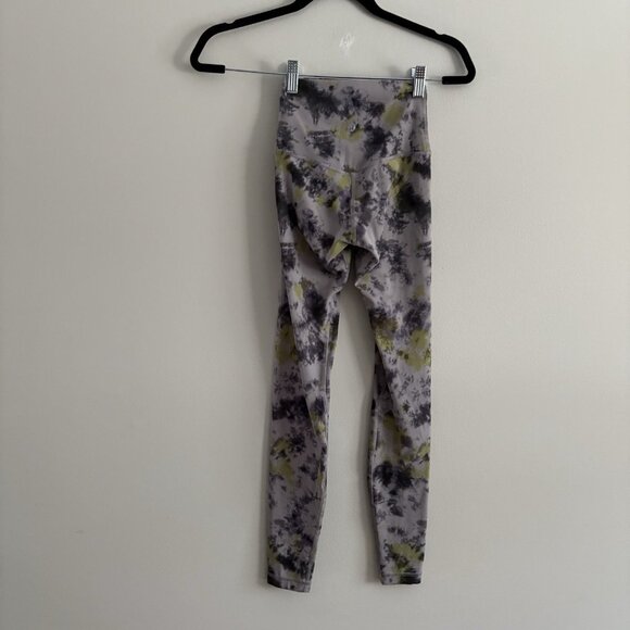 Lululemon Women 0 Radial Tie Dye Mauve Grey Multi Align High-Rise Pant 28” - Picture 6 of 10